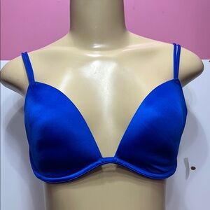 PINK‎ Victoria's Secret Blue Plunge Bra zs 34 D